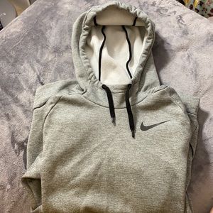 Gray Nike hoodie